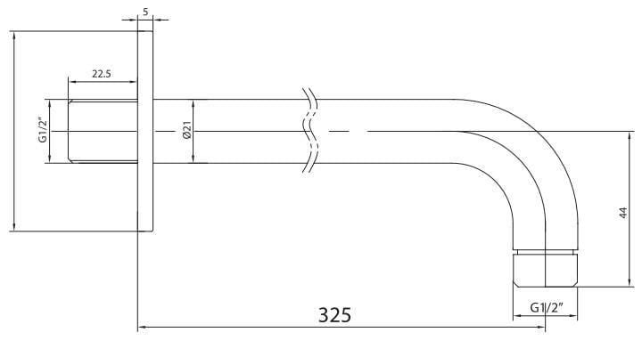 ECA Luna Ankastre Gömme Banyo Bataryası Altın Renkli Duş Seti Tüm Parçalar Dahil