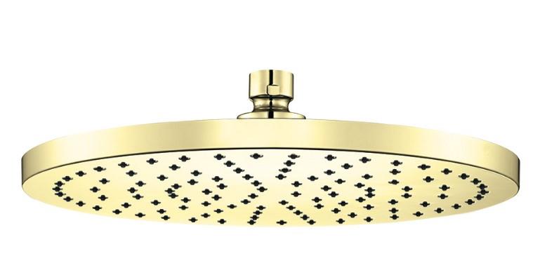 ECA Luna Ankastre Gömme Banyo Bataryası Altın Renkli Duş Seti Tüm Parçalar Dahil Tavandan Yuvarlak Başlık