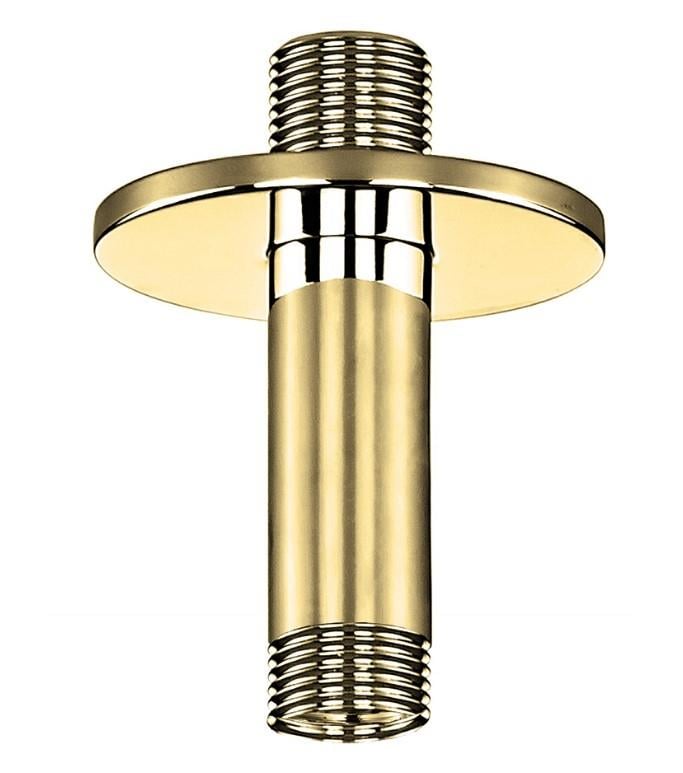 ECA Luna Ankastre Gömme Banyo Bataryası Altın Renkli Duş Seti Tüm Parçalar Dahil Tavandan Yuvarlak Başlık