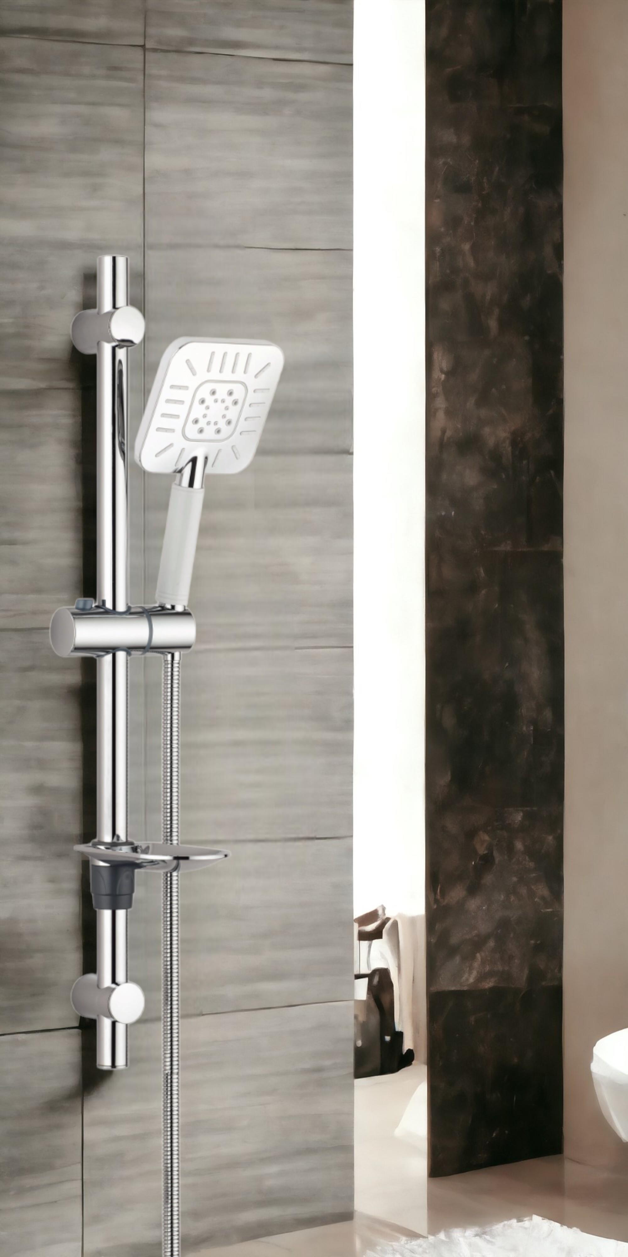 ECA Luna Banyo Bataryası  + T-MAY Çamlıca Oval Borulu Hareketli Sürgülü Duş Seti Üst Takımı