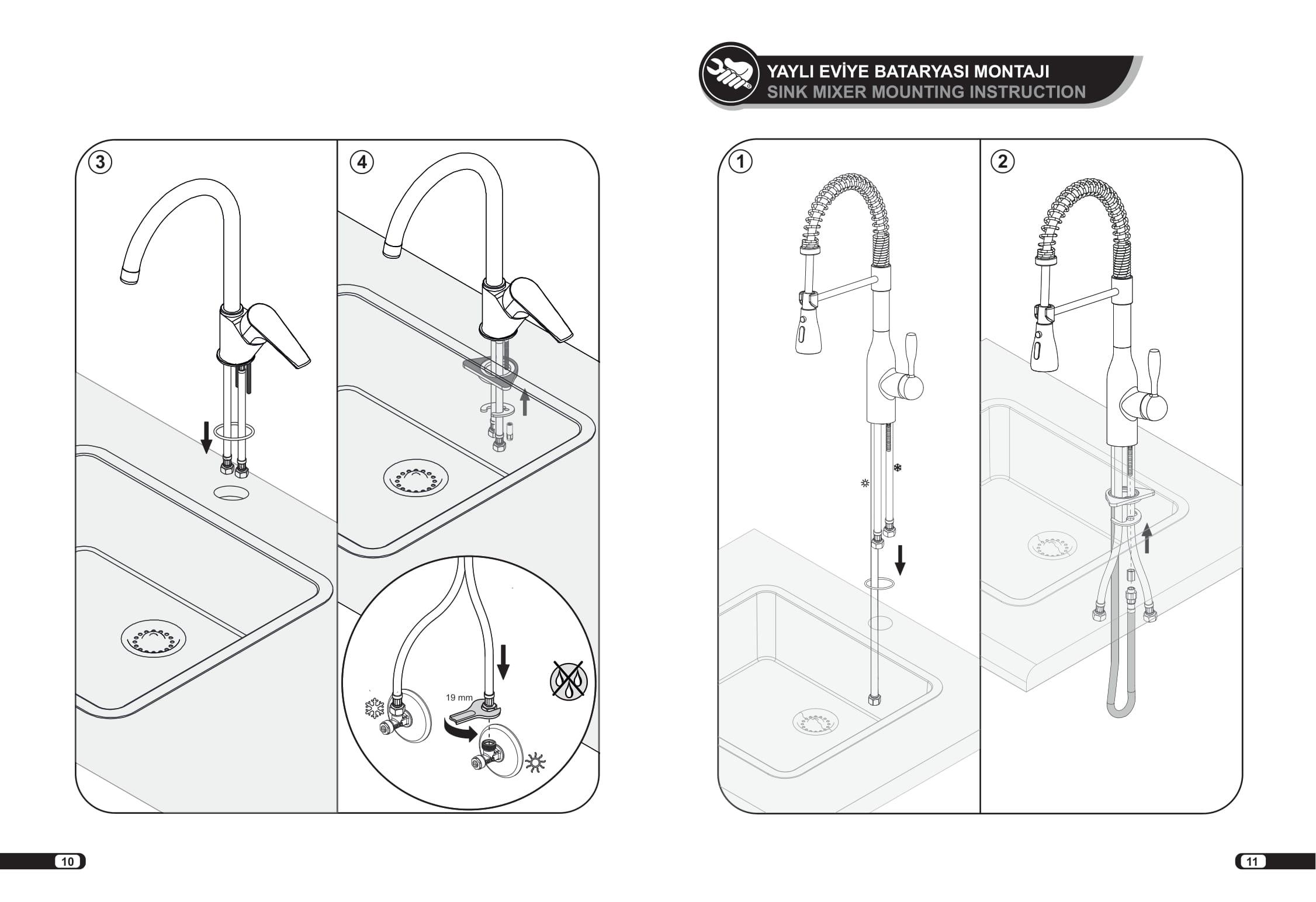 ECA Luna Yüksek Tip Lavabo Bataryası 102108949