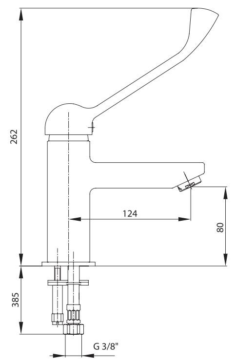 ECA Medical Bedensel Engelli Ve Doktor Lavabo Bataryası 102108901H
