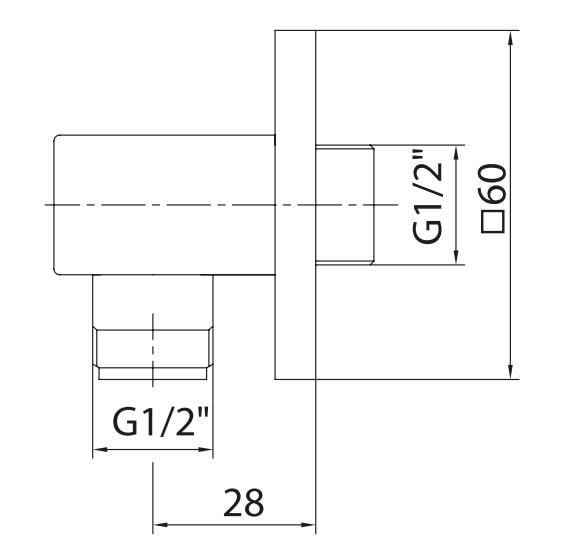 ECA Mina Ankastre Gömme Banyo Bataryası Duş Seti Tüm Parçalar Dahil 40x40