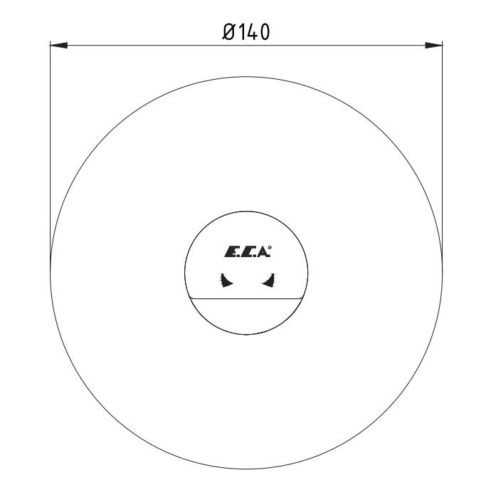 ECA Myra Ankastre Duş Bataryası Sıva Üstü 102167103H-Y