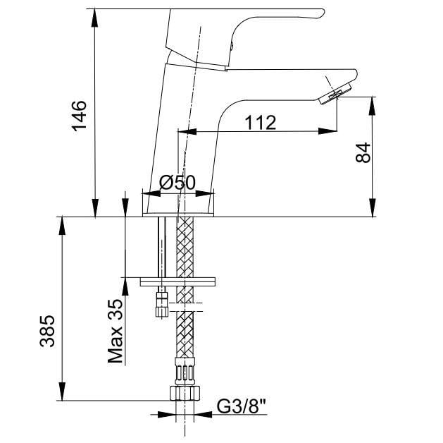 ECA Niobe 3'lü Batarya Seti(Banyo 482+Lavabo 053+Eviye 098)