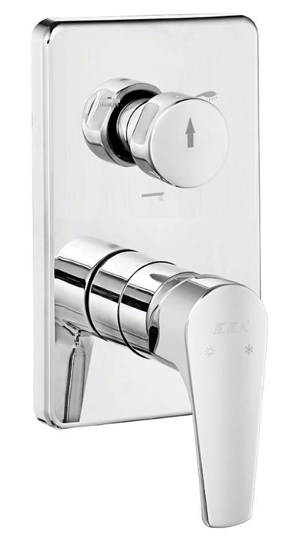 ECA Niobe Ankastre Gömme Banyo Bataryası Duş Seti Tüm Parçalar Dahil Tavandan 