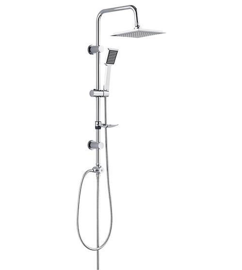 ECA Niobe Banyo Bataryası 482+TEMA Quadro Tepe Duş Set+3 Köşe Raf