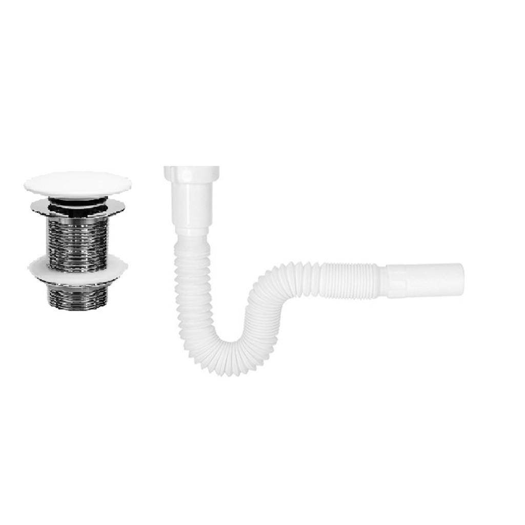 ECA Niobe Lavabo Batarya 053+2 Adet TEMA Filtreli Ara Musluk+Popup