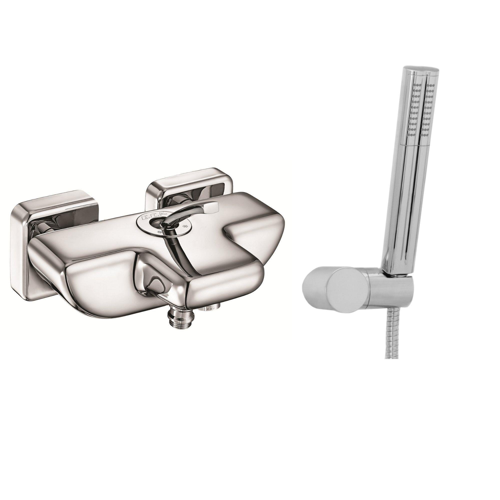 ECA Novita Banyo Bataryası + ECA Minimal Mafsallı Duş Seti Banyo Üst Takımı