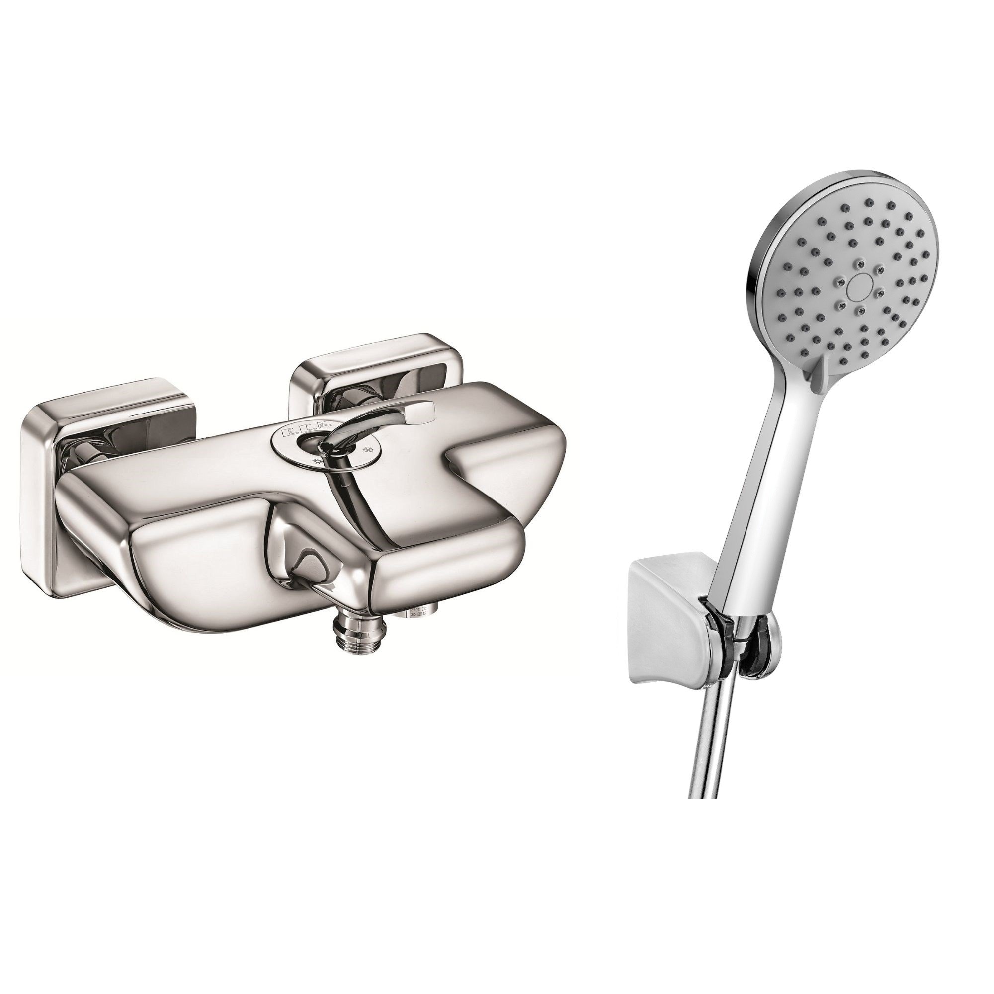 ECA Novita Banyo Bataryası + ECA Niobe Mafsallı Duş Seti Banyo Üst Takımı