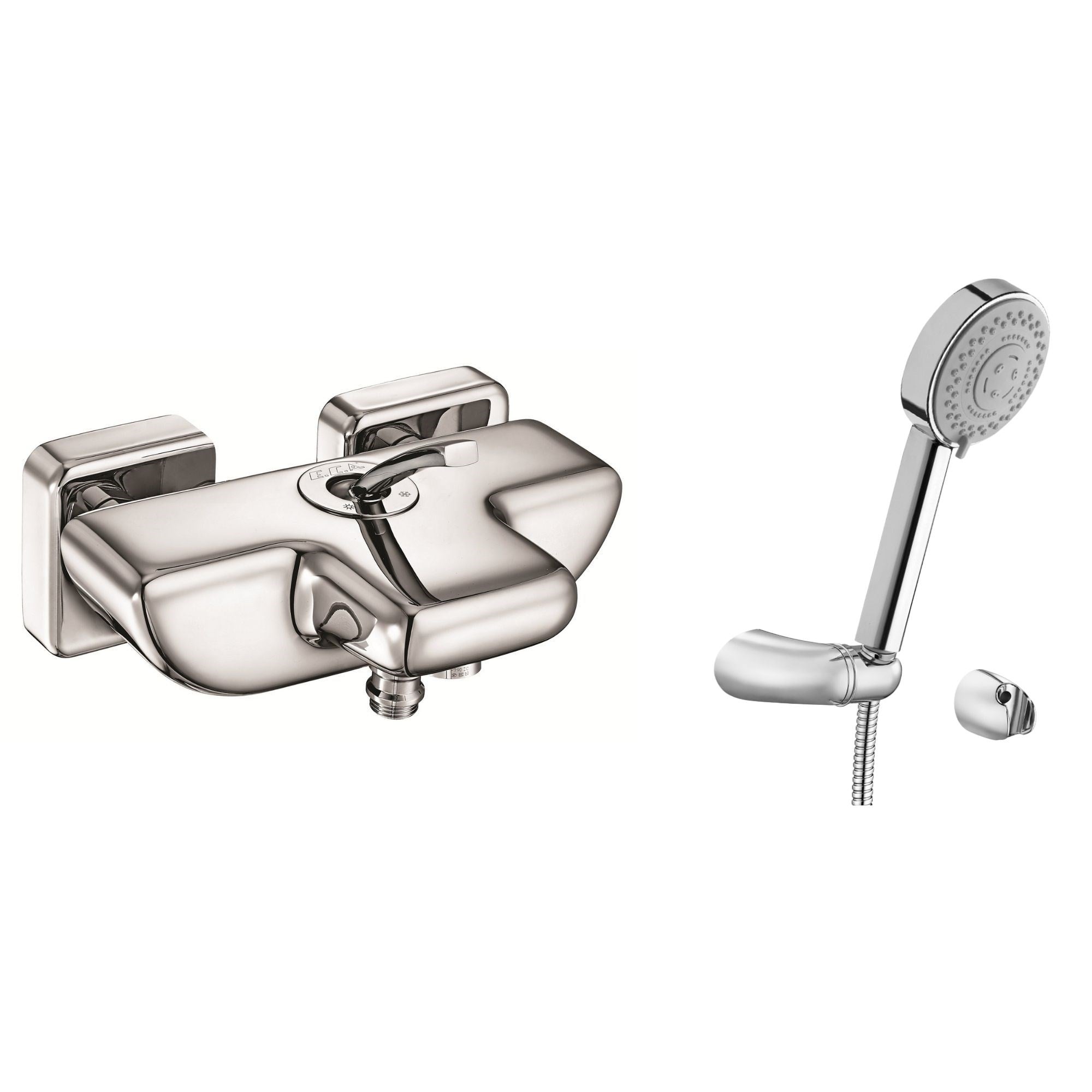 ECA Novita Banyo Bataryası + ECA Zafir Mafsallı Duş Seti Banyo Üst Takımı