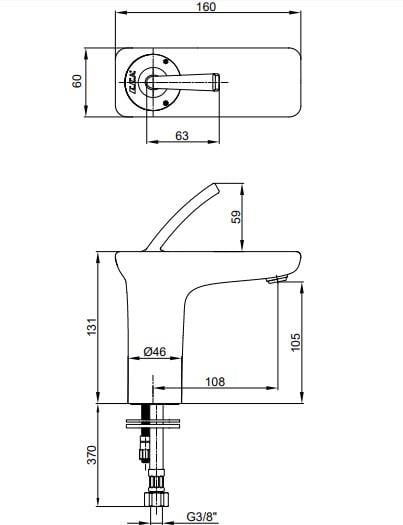 ECA Novita Lavabo Bataryası 102108925H