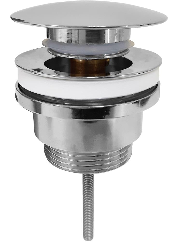 ECA Pirinç Krom Bas Aç Bırak Pop Up Taşmalı Taşmasız Lavabo Sifonu 402129031