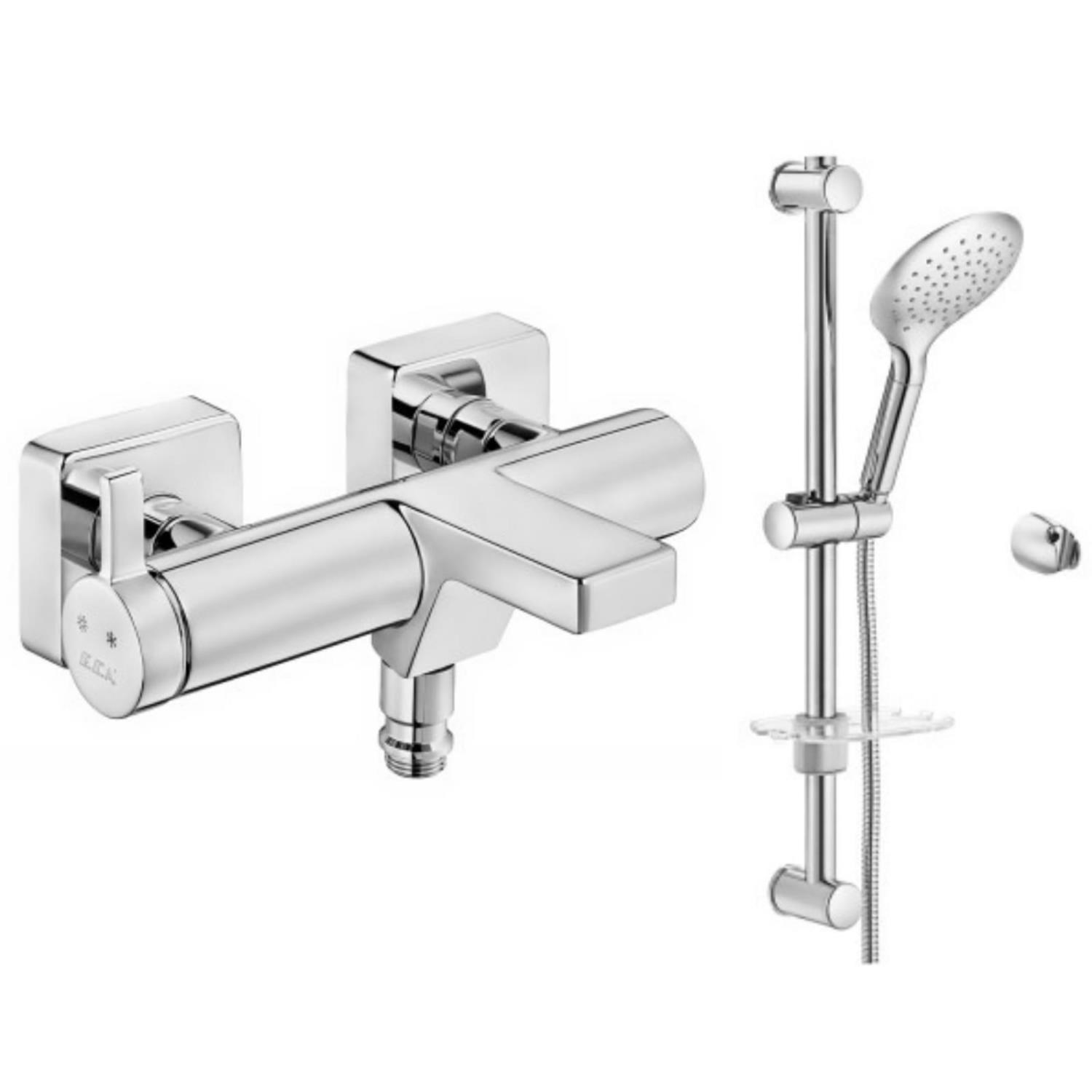 ECA Purity Banyo Bataryası 477H+Myra Sürgülü Duş Üst Takım 030H   2'li Set