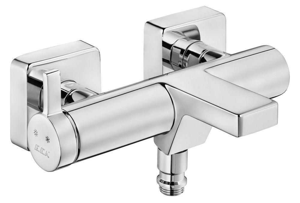 Eca Purity Banyo Bataryası + T-MAY Gülbahçe Tepe Duş Takımı Seti Krom Paslanmaz