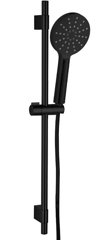ECA Purity Plus Banyo Hareketli Sürgülü Duş Seti Üst Takımı Mat Siyah 102146093C1