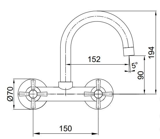 ECA Quadrille Aplike Mutfak Eviye Bataryası 102107087