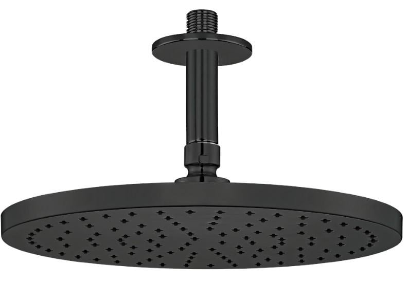 ECA Royal Ankastre 2 Yollu Gömme Banyo Bataryası Mat Siyah Duş Seti Tüm Parçalar Dahil