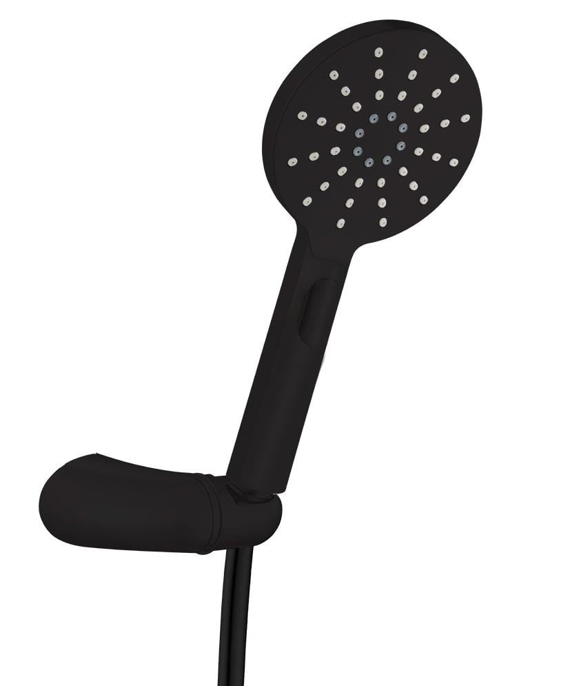 ECA Royal Ankastre 2 Yollu Gömme Banyo Bataryası Mat Siyah Duş Seti Tüm Parçalar Dahil