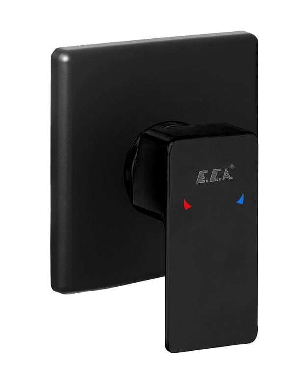 ECA Royal Ankastre Duş Bataryası Sıva Üstü Mat Siyah 102167121C1-K