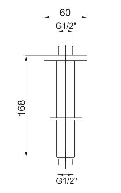 ECA Royal Ankastre Gömme Banyo Bataryası Duş Seti Tüm Parçalar Dahil 40x40