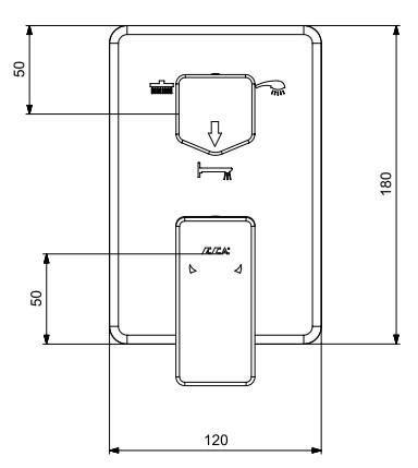 ECA Royal Ankastre Gömme Banyo Bataryası Duş Seti Tüm Parçalar Dahil 40x40