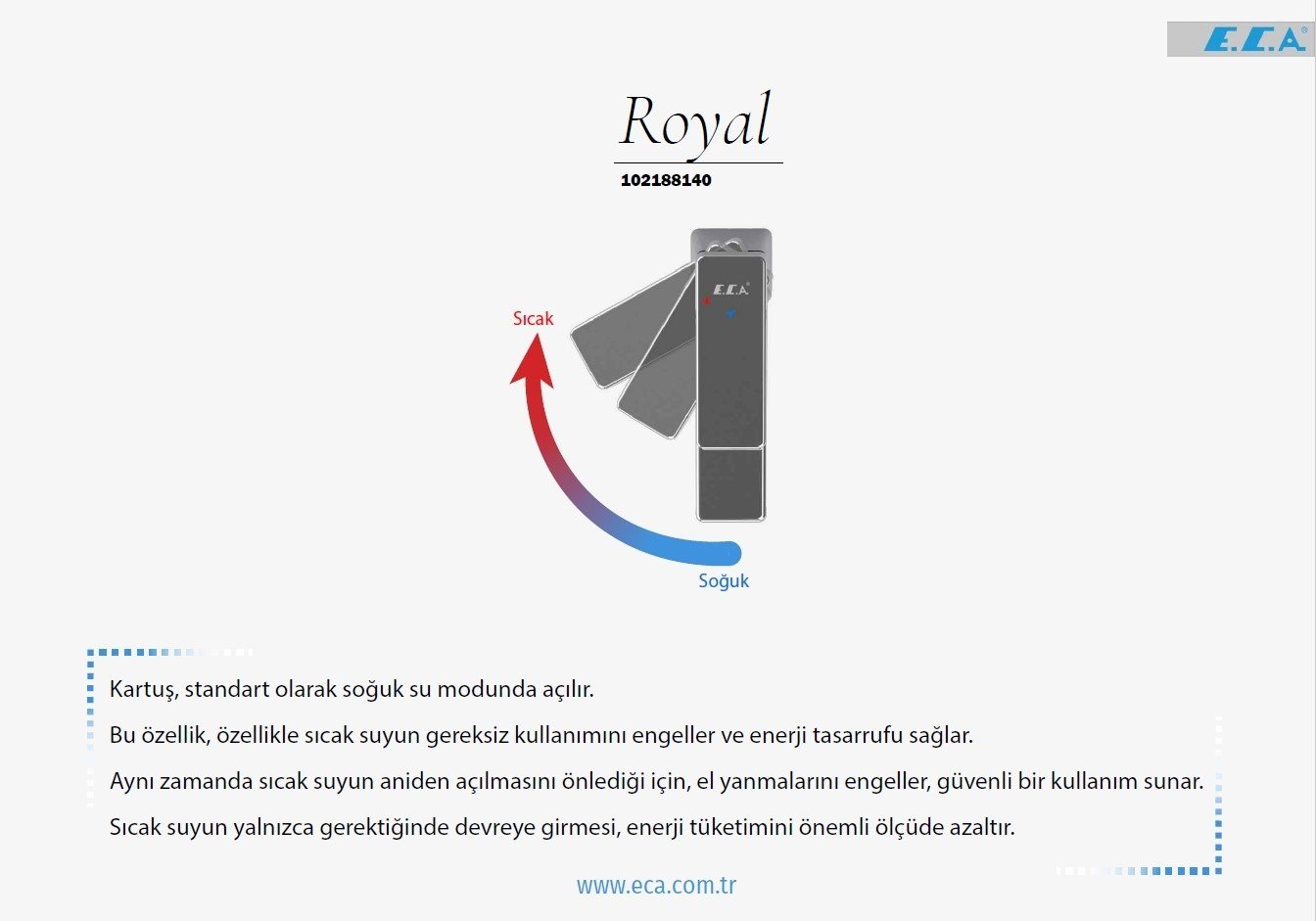 ECA Royal Lavabo Bataryası Ecotechnology 102188140