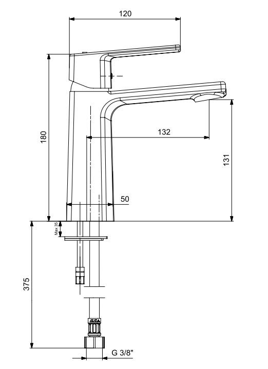 ECA Royal Lavabo Bataryası Mat Siyah Ecotechnology 102188140C1