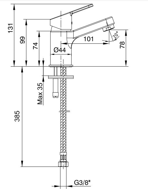 ECA  Spil Lavabo Bataryası - Krom Renkli 102188025
