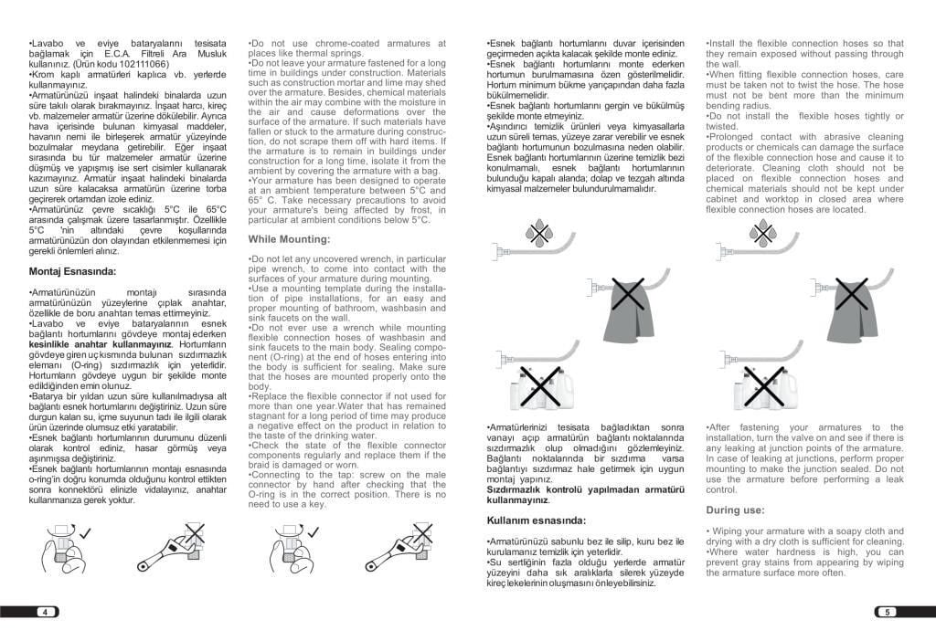 ECA Star Kuğu Borulu Eviye Mutfak Bataryası 102118061
