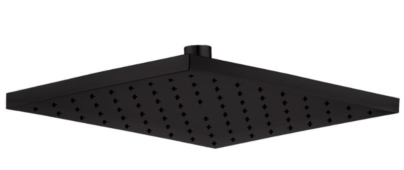 ECA Tiera Banyo Kare Duş Başlığı 25x25 Mat Siyah Renkli 102145068C1