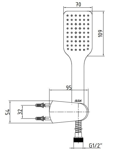 ECA Tiera Mafsallı Duş Seti Banyo Üst Takımı Altın Renkli 102817342