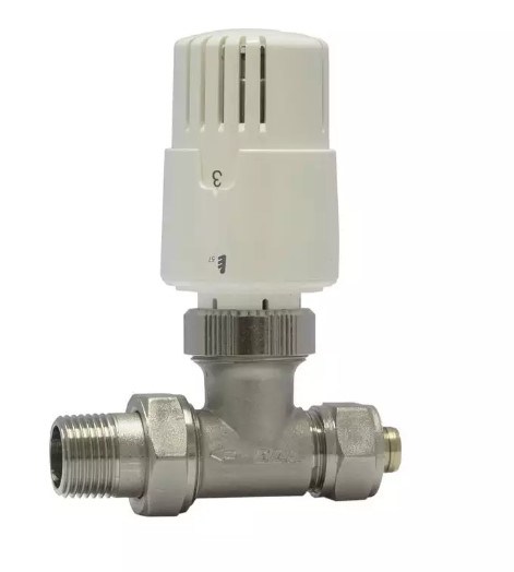 ECA TRV4 1/2 Termostatik Düz Radyatör Valfi Pex 602120779