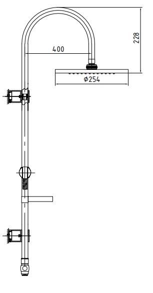 ECA Yeşilırmak Kolonlu Banyo Duş Sistemi 102158002