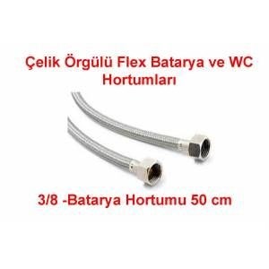 FLEX Su Bağlantı Batarya  Hortumları (Braşman Boru) 3/8, 3/8, 40CM