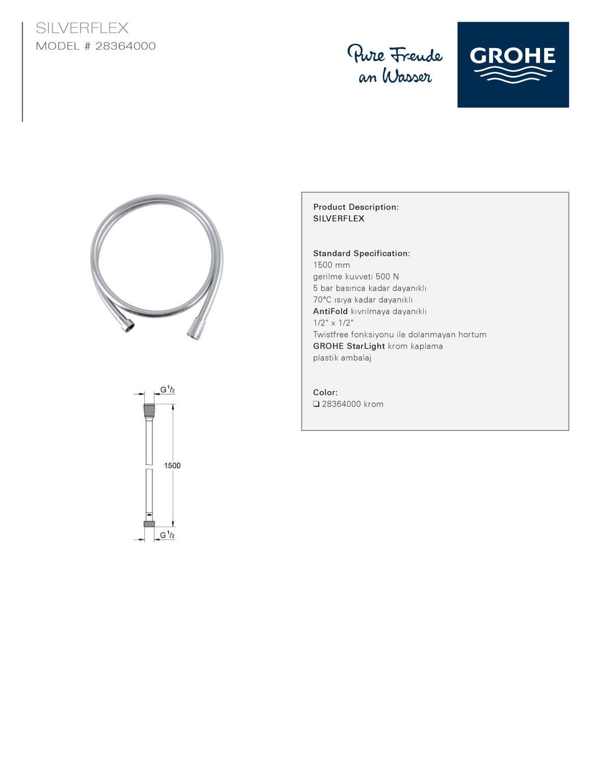 Grohe Bau Edge Ankastre Banyo Bataryası Rain New Tempesta Duş Seti