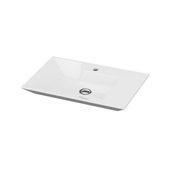 İDEVİT 65CM Lara Tezgah Üstü Dolap Uyumlu Lavabo 25 Yıl Garanti