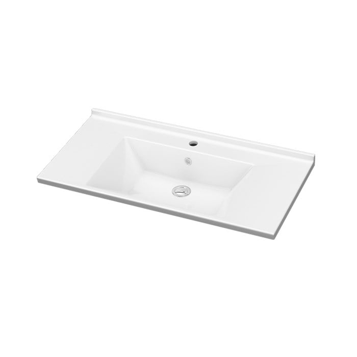 İDEVİT 80CM Merkür Dolap Uyumlu 25MM İnce Bantlı Lavabo