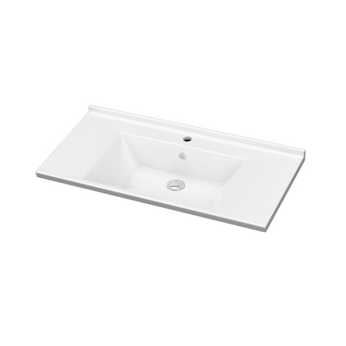 İDEVİT 80CM Merkür Dolap Uyumlu 25MM İnce Bantlı Lavabo