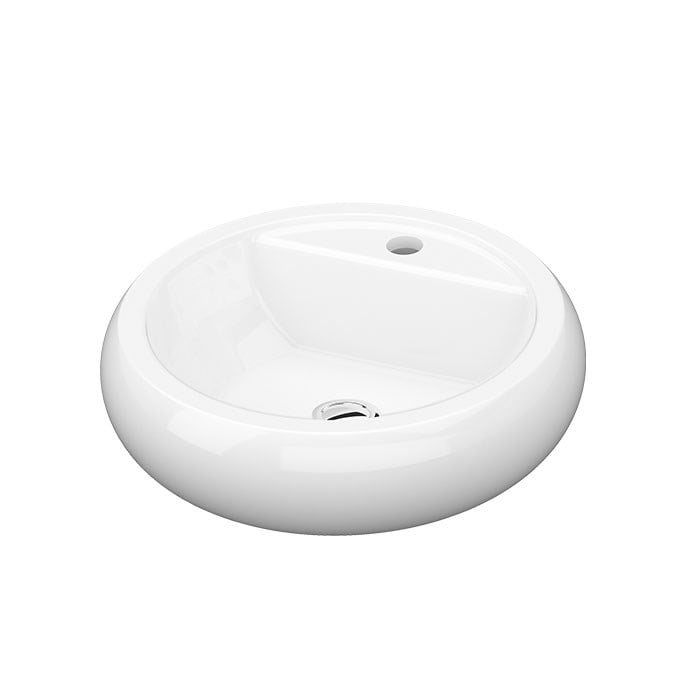 İdevit Ufo Tezgah Üstü Daire Lavabo (47x47) 3001-0475