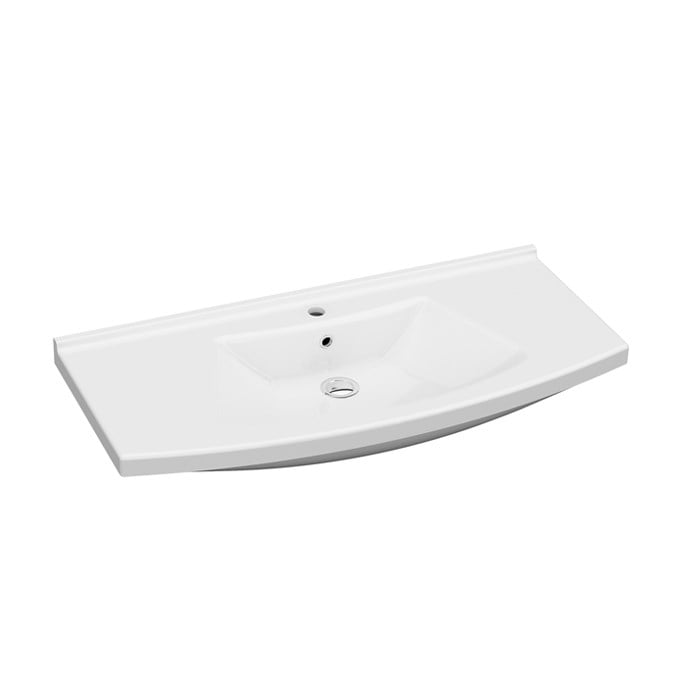 İDEVİT Vega 100CM Dolap Uyumlu Etajerli Lavabo ( Hilton Dolap )