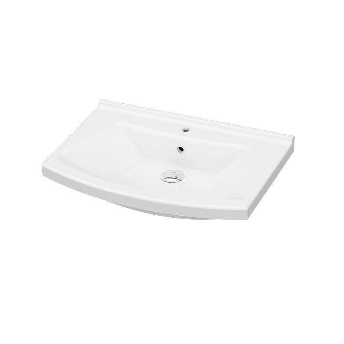 İDEVİT Vega 65CM Hilton Dolap Uyumlu Etejerli Lavabo 5 Yıl Garanti
