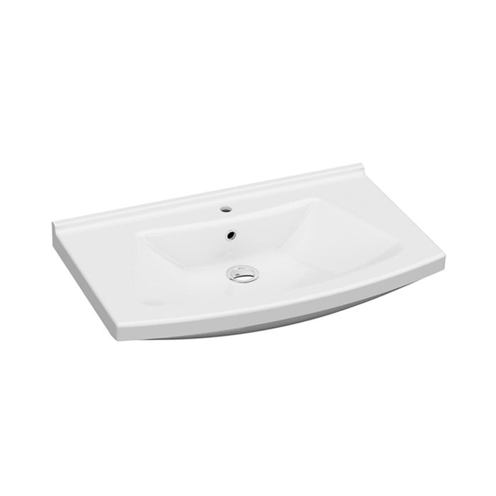 İDEVİT Vega 80CM Hilton Dolap Uyumlu Etejerli Lavabo 5 Yıl Garanti