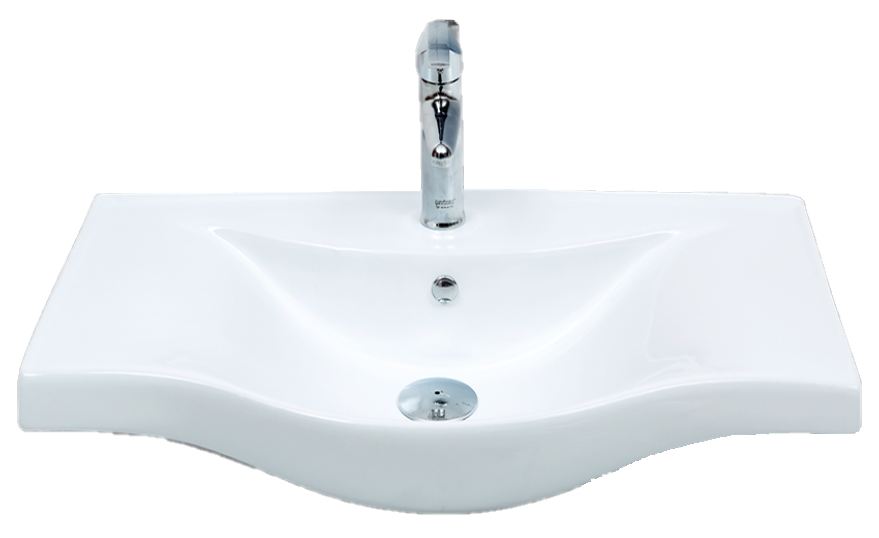 Mega Lapis 80 Cm Hilton Dolap Uyumlu Etejerli Lavabo 