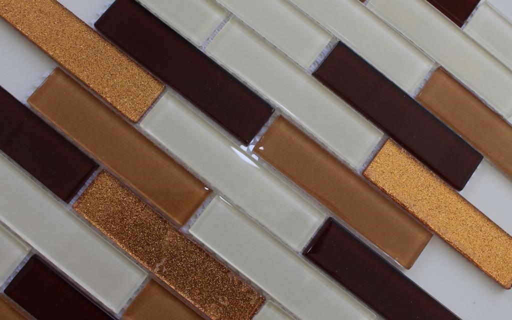 Mutfak Tezgah Arası Kristal Cam Mozaik 2,5 x 10