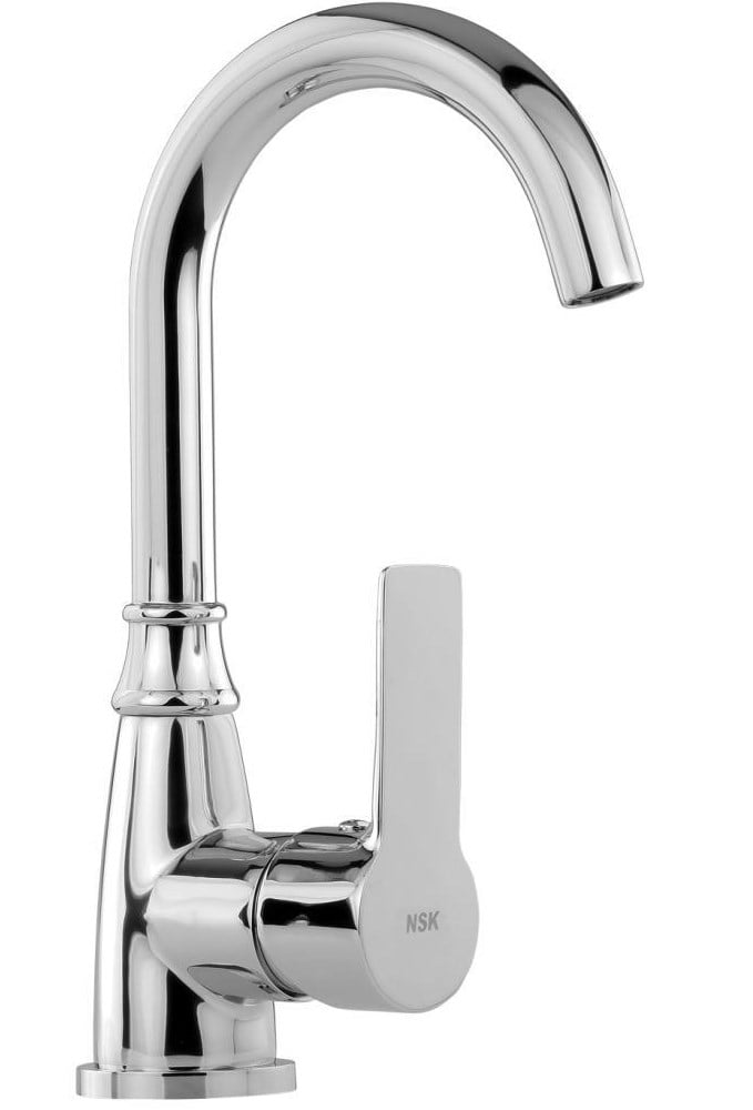 Nsk Alamera Kuğu Lavabo Bataryası Mix Aç Kapa 5 Yıl Garantili      N2016002