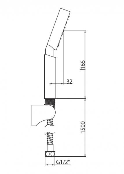 Nsk Basics Mafsallı Duş Seti Banyo Üst Takımı N2821302