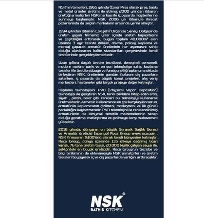 Nsk Geo Plus Banyo Bataryası Mix Aç Kapa 2 Yıl Garantili N3030602