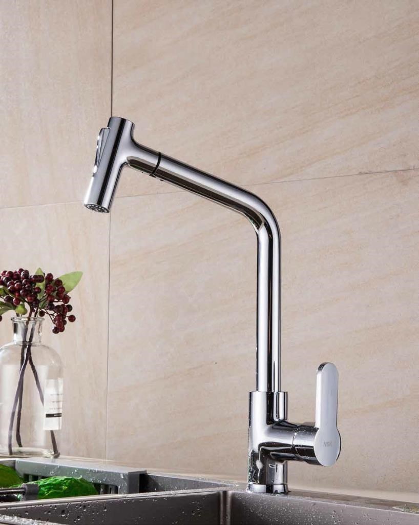 Nsk Magestic Pull-Out Eviye Mutfak Bataryası Krom N2041302