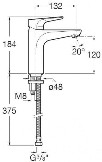 Roca Atlas Lavabo Bataryası   A5A3990C00